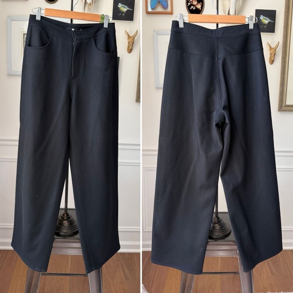 Jarbo Black High Rise Wide Leg Pants $268 34